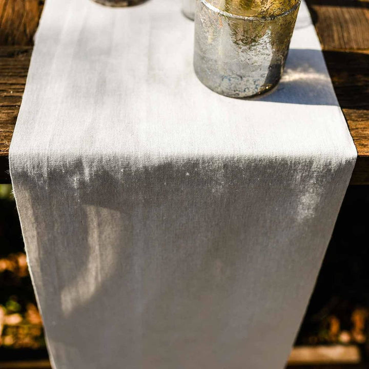 Natural Cotton Table Runner 5m - BurrowandNest