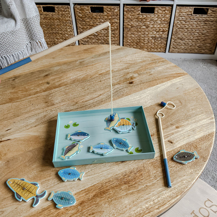 Magnetic Fishing Game For Toddlers & Children - Children's Gift Stocking Filler - BurrowandNest