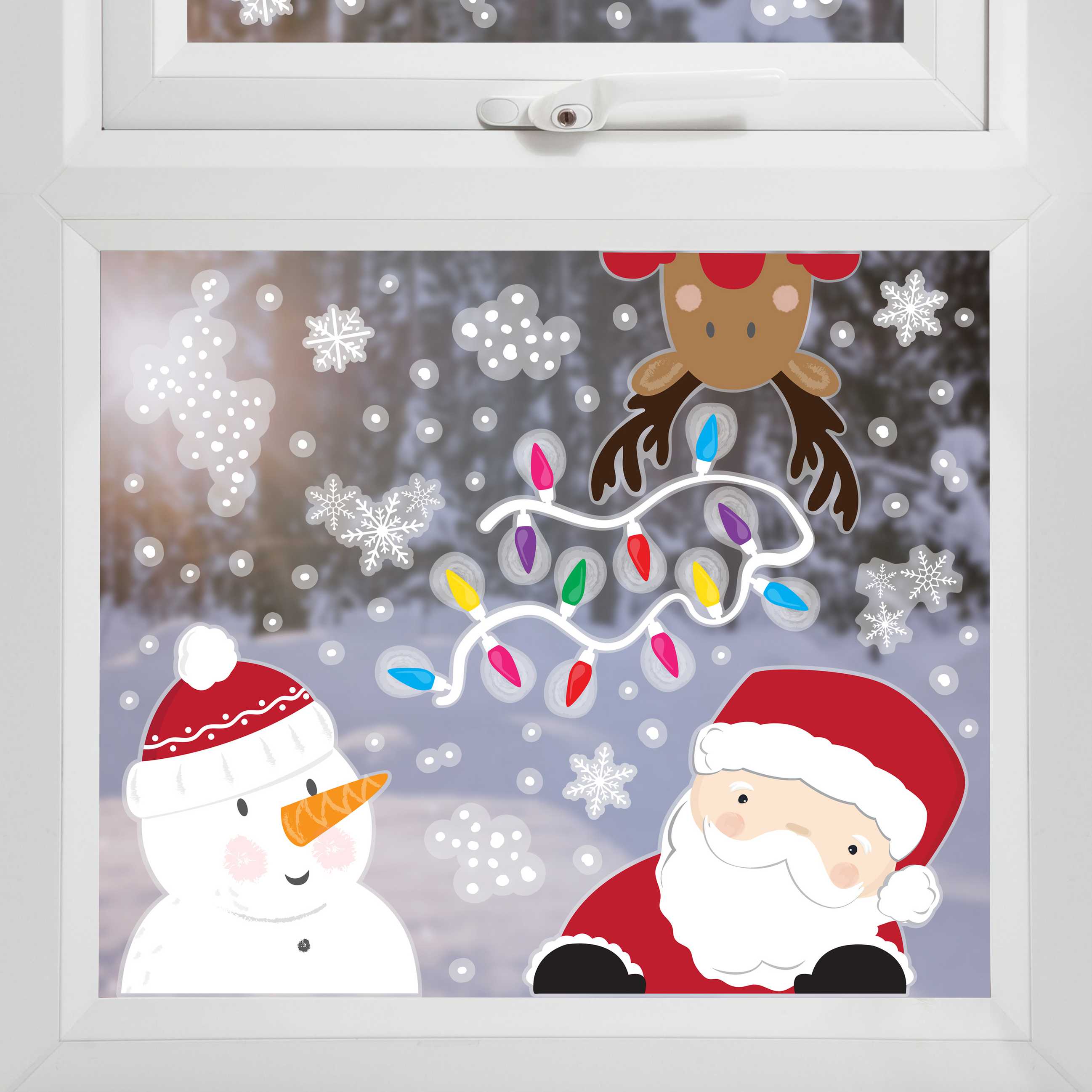 Winter Stickers For Kids, Winter Holiday Stickers With Santa Claus, Snowman, Christmas Tree, Penguin, Hello Winter, Snowflake Stickers, Decoration For Envelopes, Cards, Scrapbooking