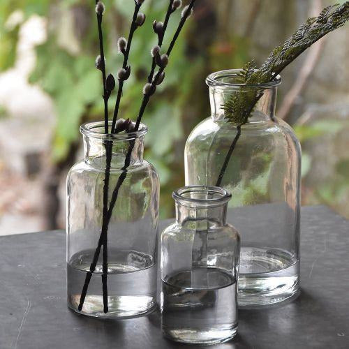 Botanical Bottle Vase (3 Sizes) - BurrowandNest