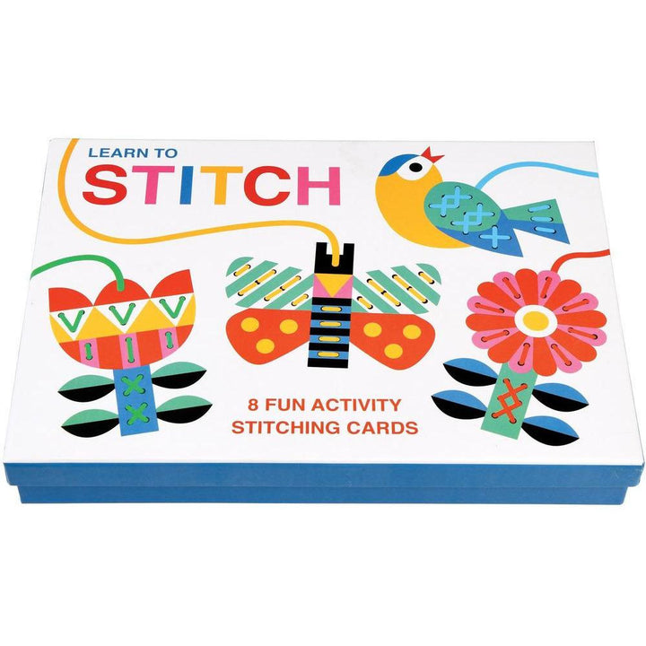 Learn To Sew Children's Stitching Craft Activity Set - Home School Activity Primary School   (3+ years) - Rainy Day Activity - BurrowandNest