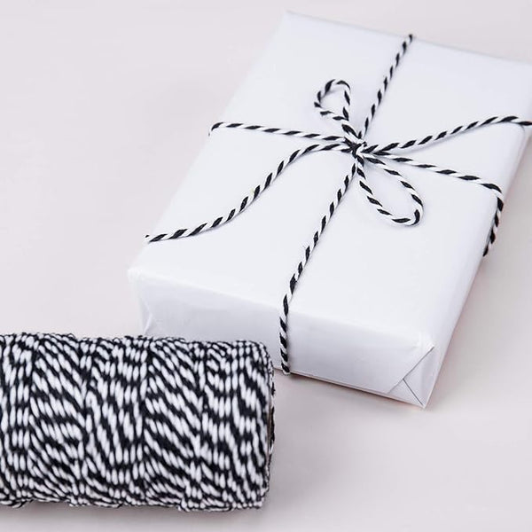 Roll Of Black and White Twine 100m