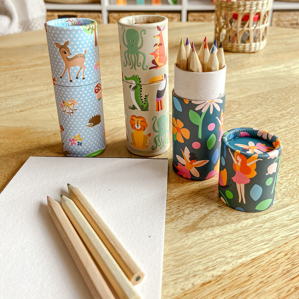 Colouring Pencils in Tube - Children's Gift