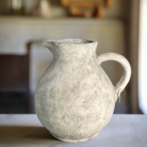 Decorative Stone Farmhouse Jug