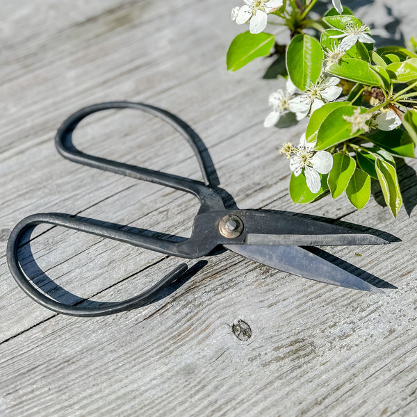 Traditional Hand-Forged Gardening Scissors