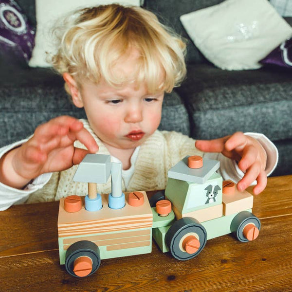 Wooden Tractor - Build Yourself -  Toddler Christmas Gift