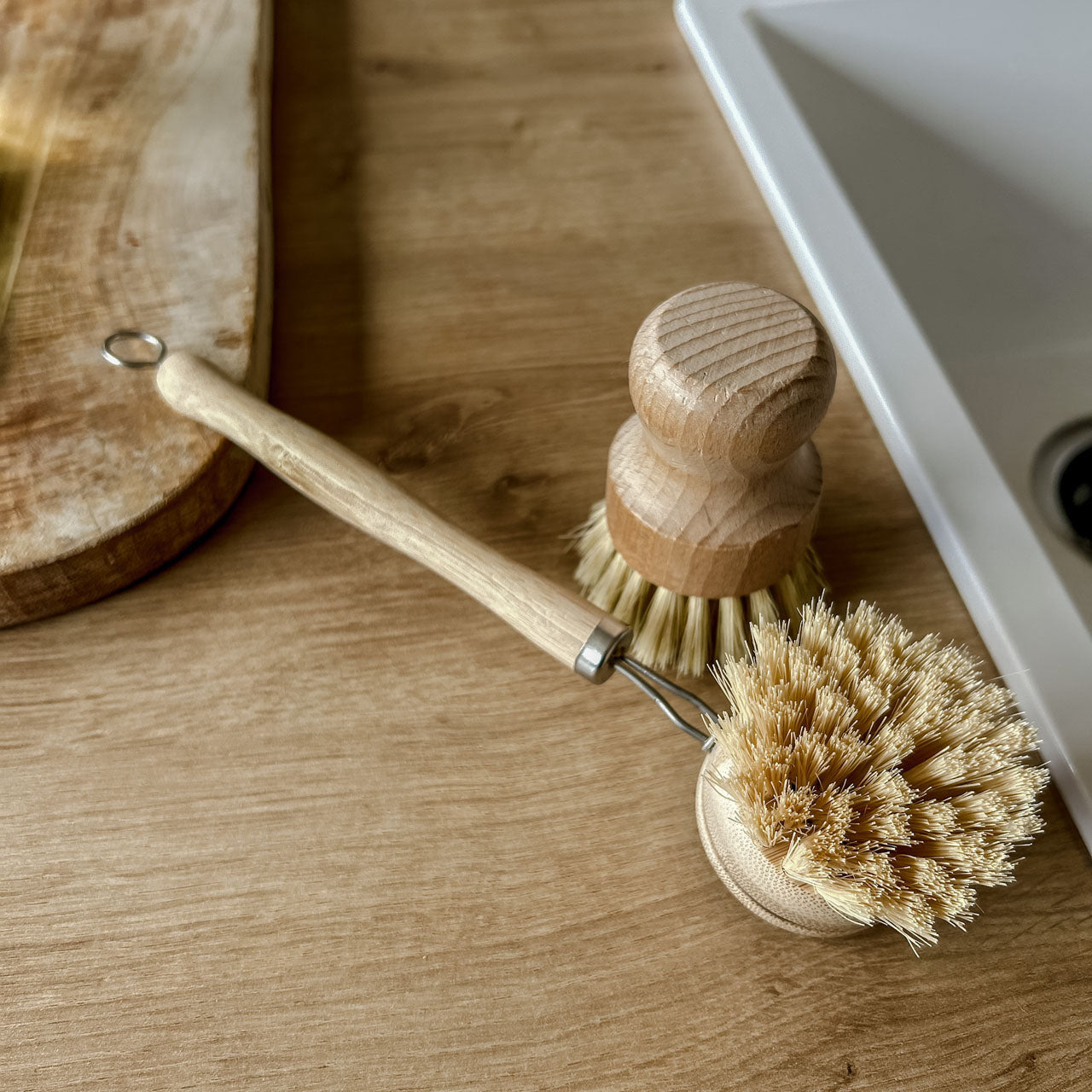 Wooden Long Handled Scrubbing Brush BurrowandNest Wooden Long Handled Scrubbing Brush Burrowandnest