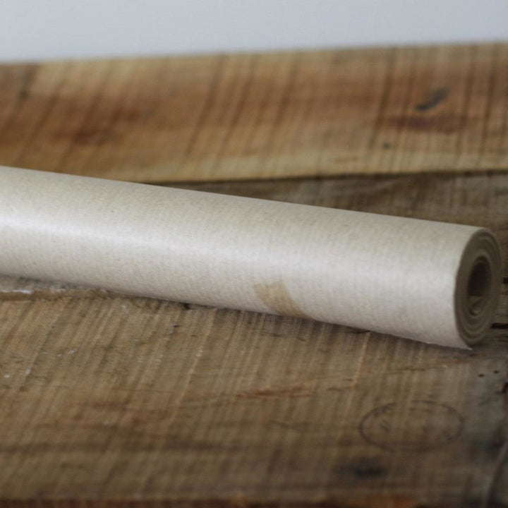 Plain Brown Wrapping Paper Roll - 8m Roll - BurrowandNest