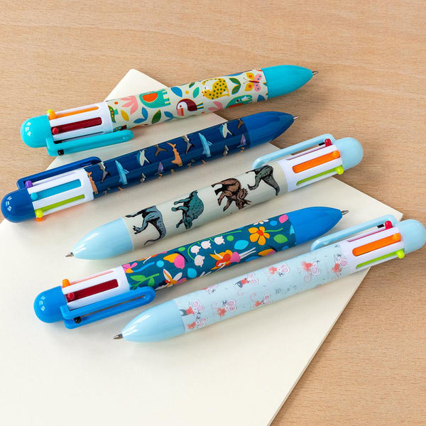Six Colour Pen Biro - Children's Gifts
