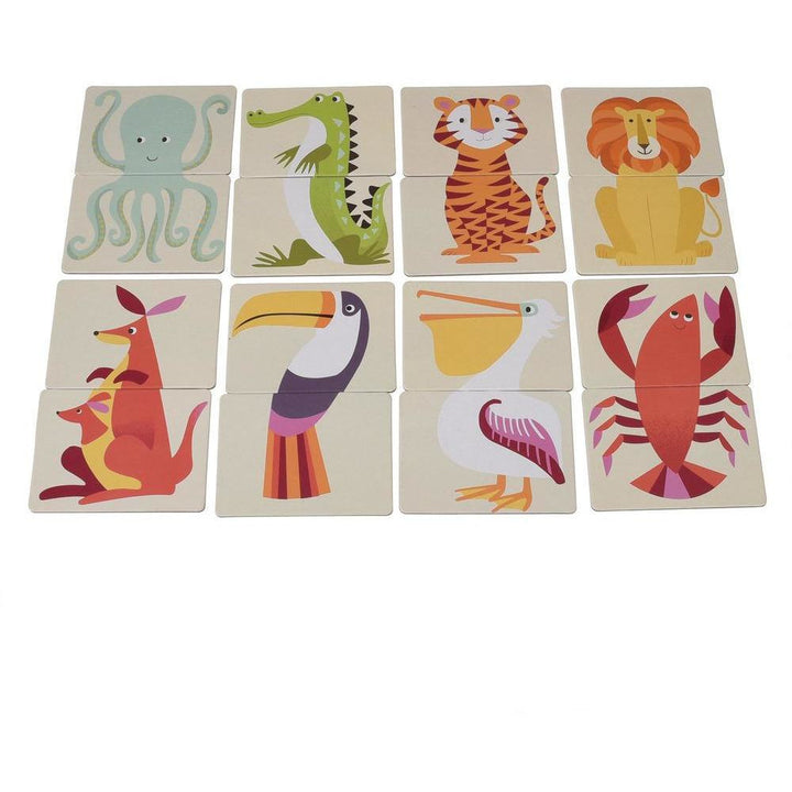 Wild Animals Puzzle - Heads & Tails Game - Stocking Filler - BurrowandNest