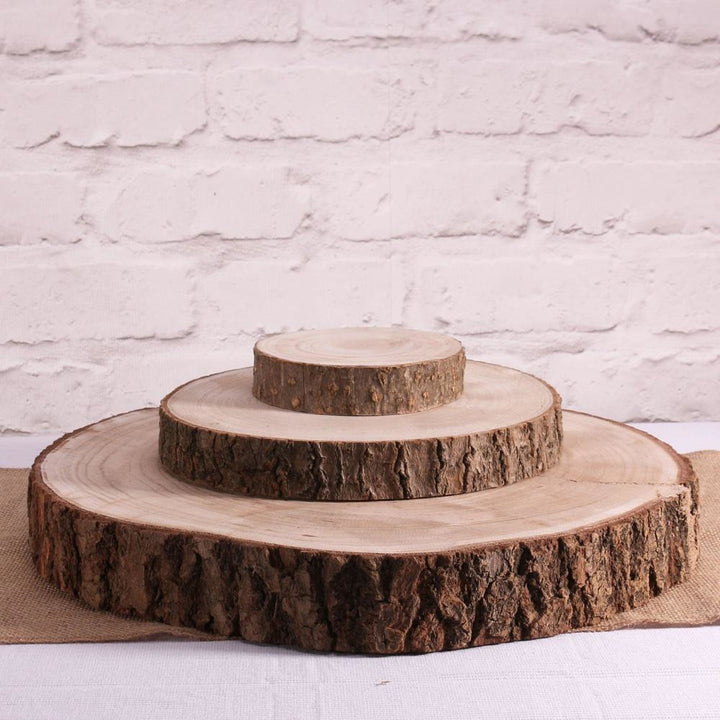Wood Log Tree Slices (Varying Sizes 10 - 47cm) - BurrowandNest